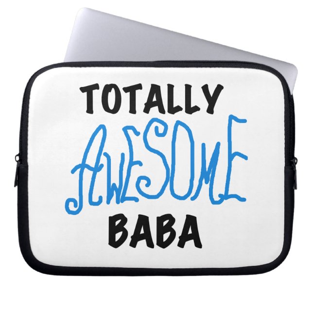Totally Awesome Baba Tshirts and Gifts Laptop Sleeve (Front)