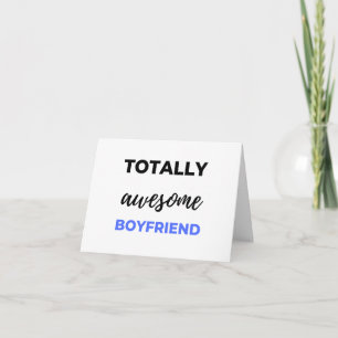 Totally Awesome Boyfriend Black Card