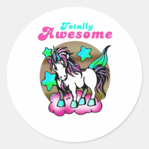 Totally Awesome Classic Round Sticker