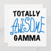 Totally Awesome Gamma Blue Tshirts and Gifts (Front/Back)