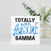 Totally Awesome Gamma Blue Tshirts and Gifts (Standing Front)