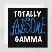 Totally Awesome Gamma Blue Tshirts and Gifts (Front/Back)
