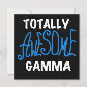 Totally Awesome Gamma Blue Tshirts and Gifts (Front)