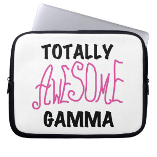 Totally Awesome Gamma Pink Gifts Laptop Sleeve