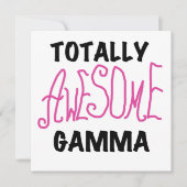 Totally Awesome Gamma Pink Tshirts and Gifts (Front)
