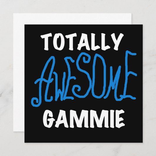 Totally Awesome Gammie Blue T-shirts and Gifts (Front/Back)