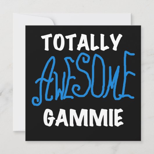 Totally Awesome Gammie Blue T-shirts and Gifts (Front)