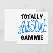 Totally Awesome Gammie Blue Tshirts and Gifts (Front/Back)