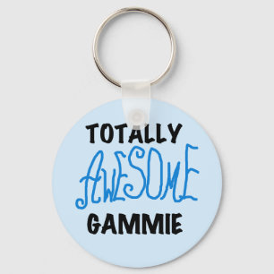 Totally Awesome Gammie Blue Tshirts and Gifts Keychain