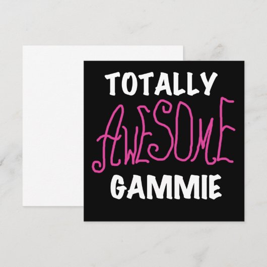 Totally Awesome Gammie Pink T-shirts and Gifts (Front/Back)