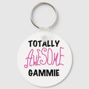 Totally Awesome Gammie Pink T-shirts and Gifts Keychain