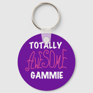 Totally Awesome Gammie Pink T-shirts and Gifts Keychain