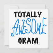 Totally Awesome Gram Blue Tshirts and Gifts (Front)