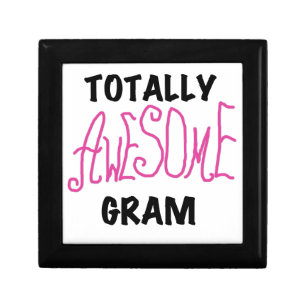 Totally Awesome Gram Pink Gifts Jewelry Box