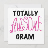 Totally Awesome Gram Pink Tshirts and Gifts (Front)