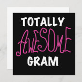 Totally Awesome Gram Pink Tshirts and Gifts (Front/Back)