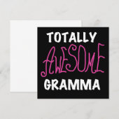 Totally Awesome Gramma Pink T-shirts Gifts (Front/Back)