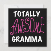 Totally Awesome Gramma Pink T-shirts Gifts (Front)