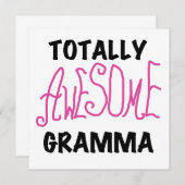 Totally Awesome Gramma Pink Tshirts Gifts (Front/Back)