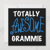 Totally Awesome Grammie Blue Tshirts Gifts (Front)