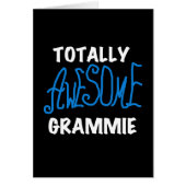 Totally Awesome Grammie Blue Tshirts Gifts (Front)