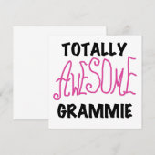Totally Awesome Grammie Pink T-shirts Gifts (Front/Back)