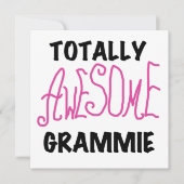 Totally Awesome Grammie Pink T-shirts Gifts (Front)