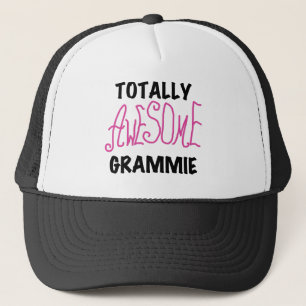 Totally Awesome Grammie Pink T-shirts Gifts Trucker Hat