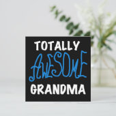 Totally Awesome Grandma Blue Tshirts and Gifts (Standing Front)