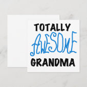 Totally Awesome Grandma - Blue Tshirts and Gifts (Front/Back)