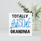 Totally Awesome Grandma - Blue Tshirts and Gifts (Standing Front)