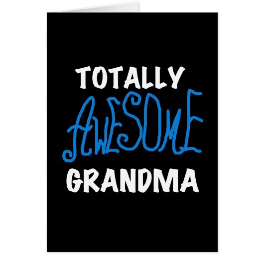 Totally Awesome Grandma Blue Tshirts and Gifts (Front)