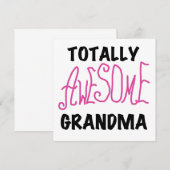 Totally Awesome Grandma - Pink Tshirts and Gifts (Front/Back)