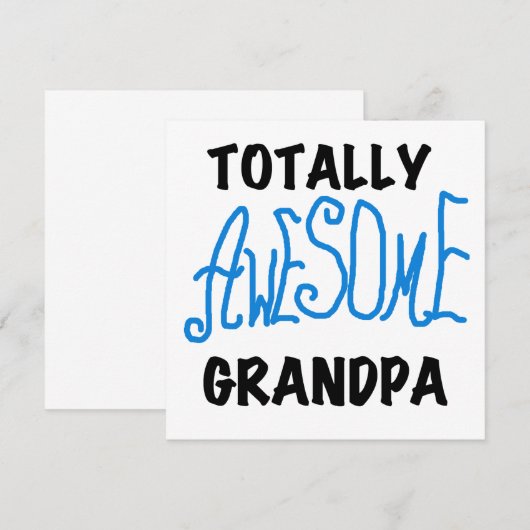 Totally Awesome Grandpa T-shirts and Gifts (Front/Back)