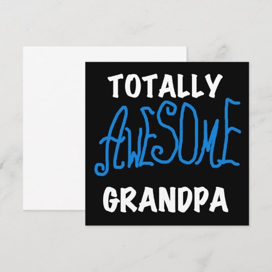 Totally Awesome Grandpa T-shirts and Gifts (Front/Back)