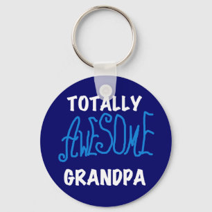 Totally Awesome Grandpa T-shirts and Gifts Keychain