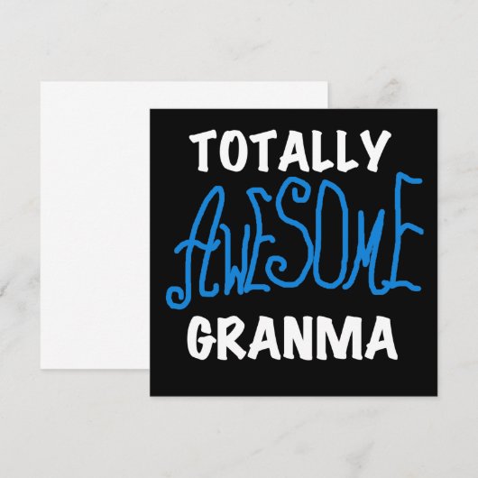 Totally Awesome Granma Blue T-shirts and Gifts (Front/Back)