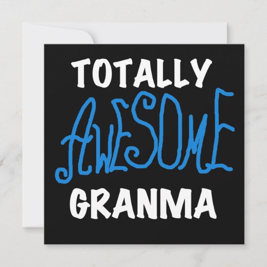 Totally Awesome Granma Blue T-shirts and Gifts (Front)