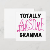 Totally Awesome Granma Pink Tshirts and Gifts (Front/Back)