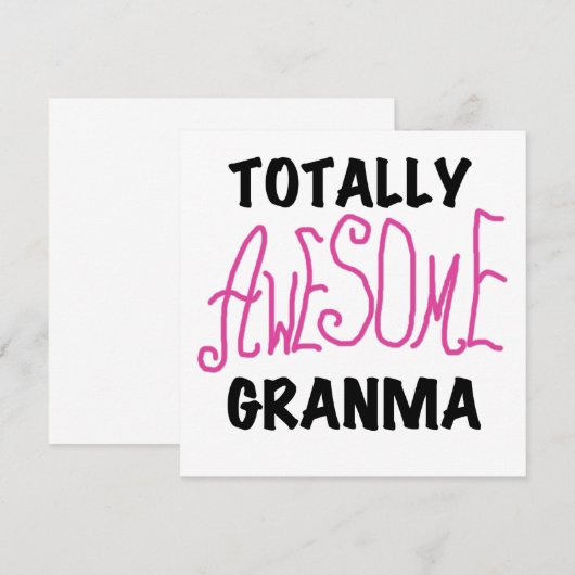 Totally Awesome Granma Pink Tshirts and Gifts (Front/Back)