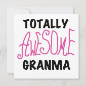 Totally Awesome Granma Pink Tshirts and Gifts (Front)
