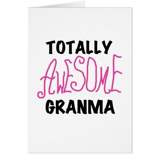 Totally Awesome Granma Pink Tshirts and Gifts (Front)