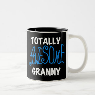 Totally Awesome Granny Blue T-shirts and Gifts Two-Tone Coffee Mug