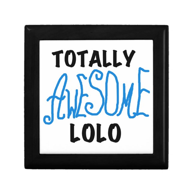 Totally Awesome Lolo Blue Gifts Jewelry Box (Front)