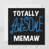 Totally Awesome Memaw Blue T-shirts (Front)