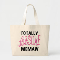 Totally Awesome Memaw Pink T-shirts and Gifts