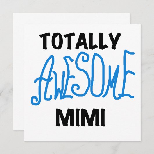 Totally Awesome Mimi Blue Tshirts and Gifts (Front/Back)