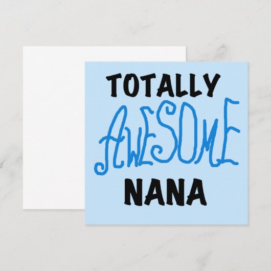 Totally Awesome Nana Blue T-shirts and Gifts (Front/Back)