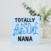 Totally Awesome Nana Blue T-shirts and Gifts (Standing Front)