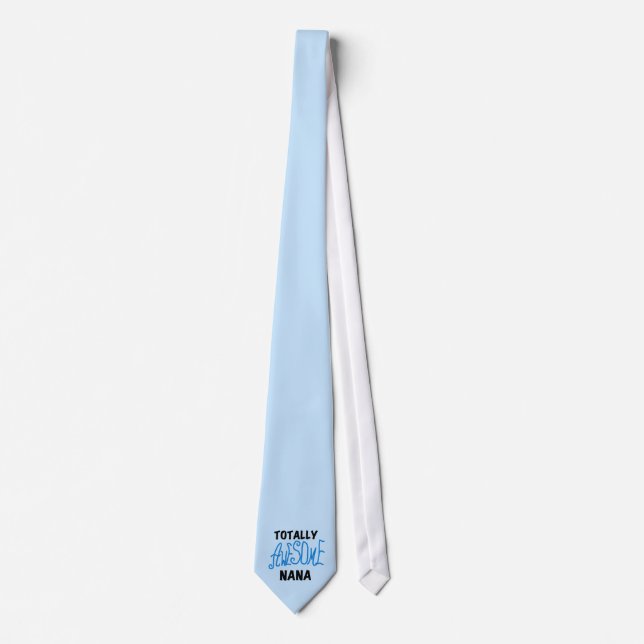 Totally Awesome Nana Blue T-shirts and Gifts Neck Tie (Front)